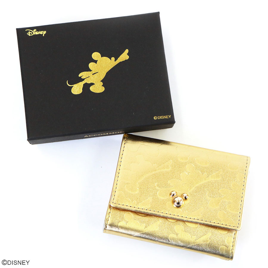Disney Collectionミッキーマウス レザーエンボスウォレット 財布 アコモデバッグ公式通販accommode